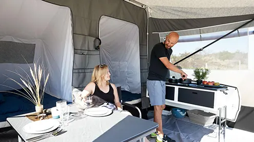 tältvagn massor av möjligheter med maximal mysfaktor